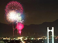 秩父夜祭 冬の夜空を彩る花火
